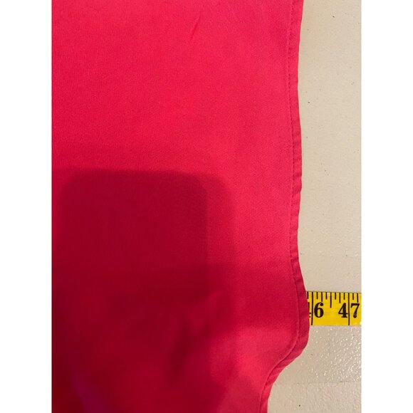 Sam Edelman Midi Dress Hot Pink One-Shoulder Side Slit Size 2 - Picture 5 of 9